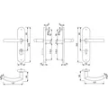 HOPPE® SI-DRG E1430Z/3332ZA/3310,LS ov.,15mm,ES1,ZA/PZ 72/8,F69,TS 42-47 Produktbild img3 S