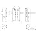 Produktbild von HOPPE® - SI-WSG E86G/3332ZA/3310/1138Z,LS ov.,15mm,ES1,ZA/PZ 72/8,F69,TS 42-47