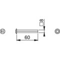 Produktbild von HOPPE® - Profilstift I, 8x60mm,TS 32-41 verzinkt