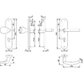 HOPPE® SiWeGrtE86G/3332ZA/3310/1 0ZSSTES1F69 8PZ-72 37-42 Produktbild img2 S
