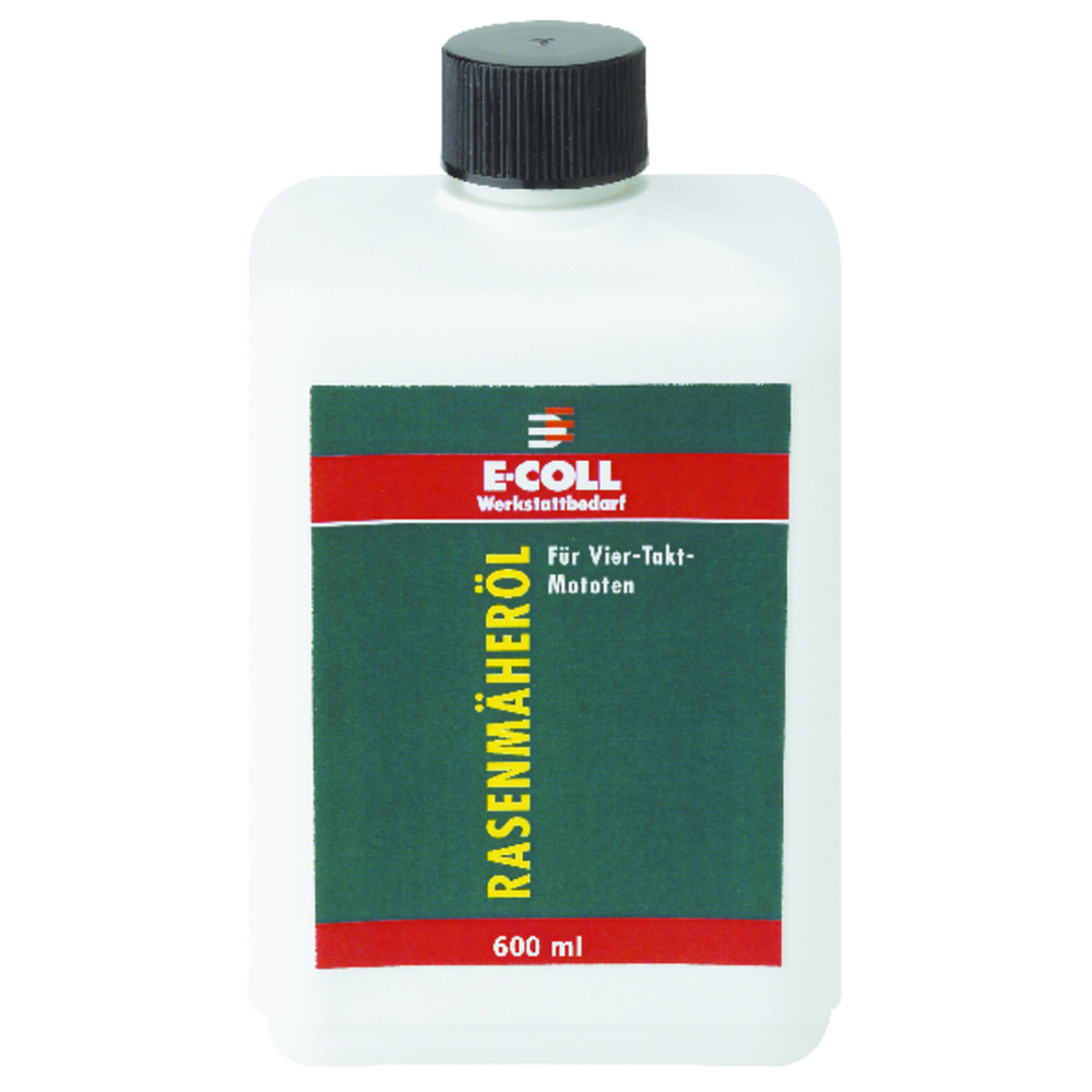 E-COLL Rasenmäheröl 4-Takt-Motoren, Einbereichs-Motorenöl SAE30 600ml Flasche Produktbild img2 L