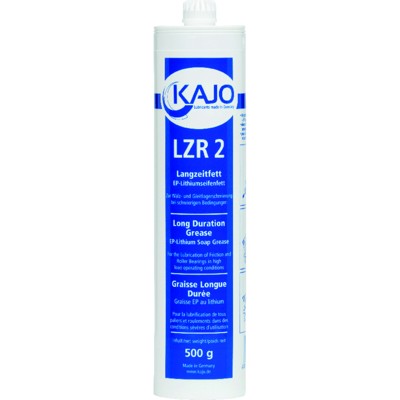 Produktbild von KAJO - Langzeitfett LZR 2, Lithiumverseift NLGI-Klasse 2, blau, 500g Kartusche