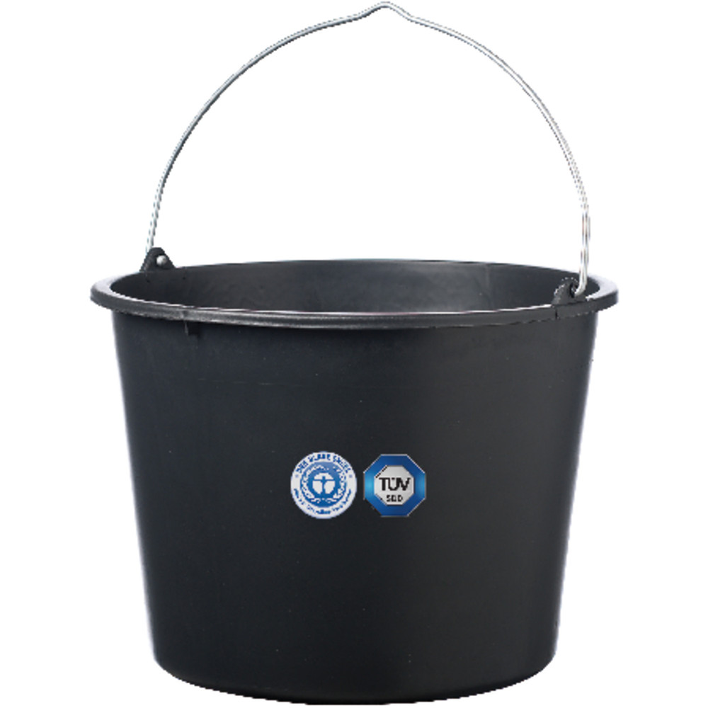 Baueimer schwarz 12 L Produktbild img1 L