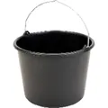 Baueimer 20L schwarz Knopfbügel, L-Skala Produktbild img2 S