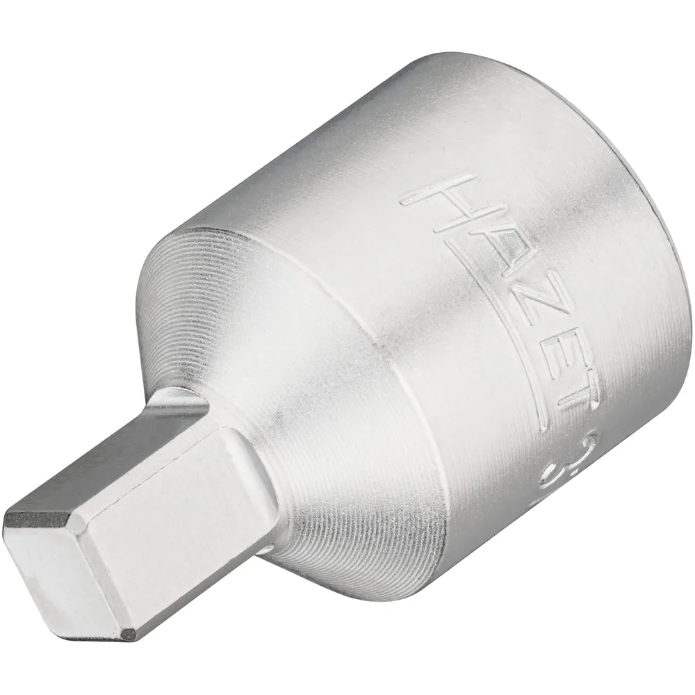 HAZET Öldienst Schraubendreher-Steckschlüsseleinsatz 3702 ∙ 1/2 Zoll (12,5 mm) Vierkant hohl ∙ Innen Vierkant Profil ∙ SW 8 mm Produktbild img1 L