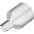 HAZET Öldienst Schraubendreher-Steckschlüsseleinsatz 3702 ∙ 1/2 Zoll (12,5 mm) Vierkant hohl ∙ Innen Vierkant Profil ∙ SW 8 mm Produktbild
