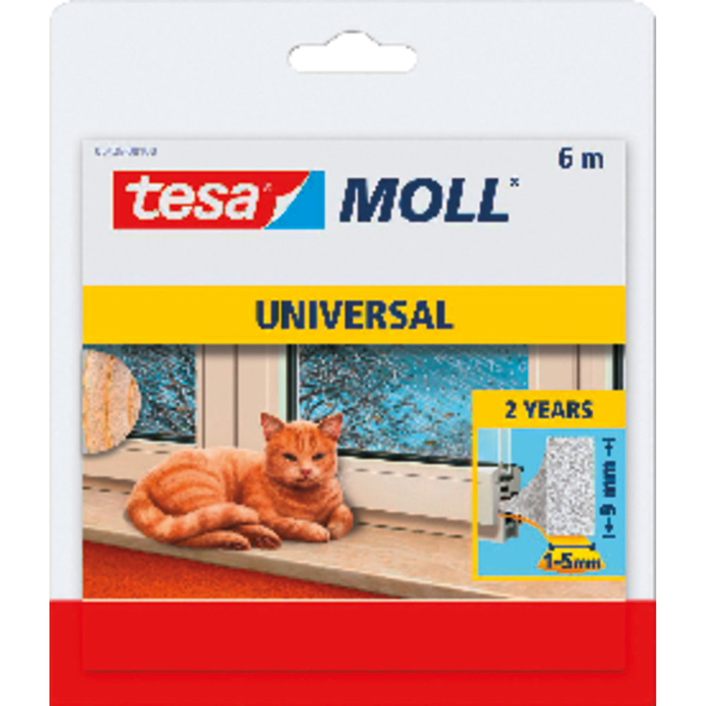 tesa Dichtungsband weiß 10m:9mm 5412 Produktbild img1 L
