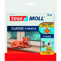 Produktbild von tesa® - P-Profil-Dichtung 5395, weiß 10m x 9mm