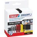 tesa® Klettband extrastark schwarz 1m:50mm Produktbild