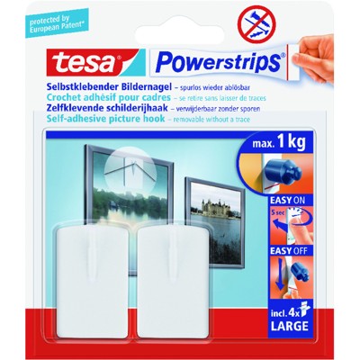 Produktbild von tesa® - Powerstrips Bildernagel