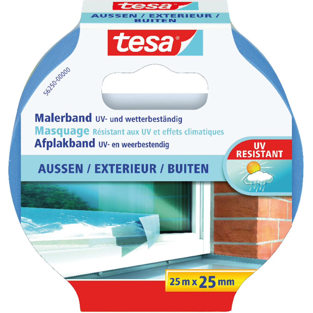 tesa® tesakrepp Outdoor 25m x 25mm Precision 56250 Produktbild img1 L