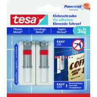 Produktbild von tesa® - Klebeschraube 77765 für Fliesen 3kg verstellbar