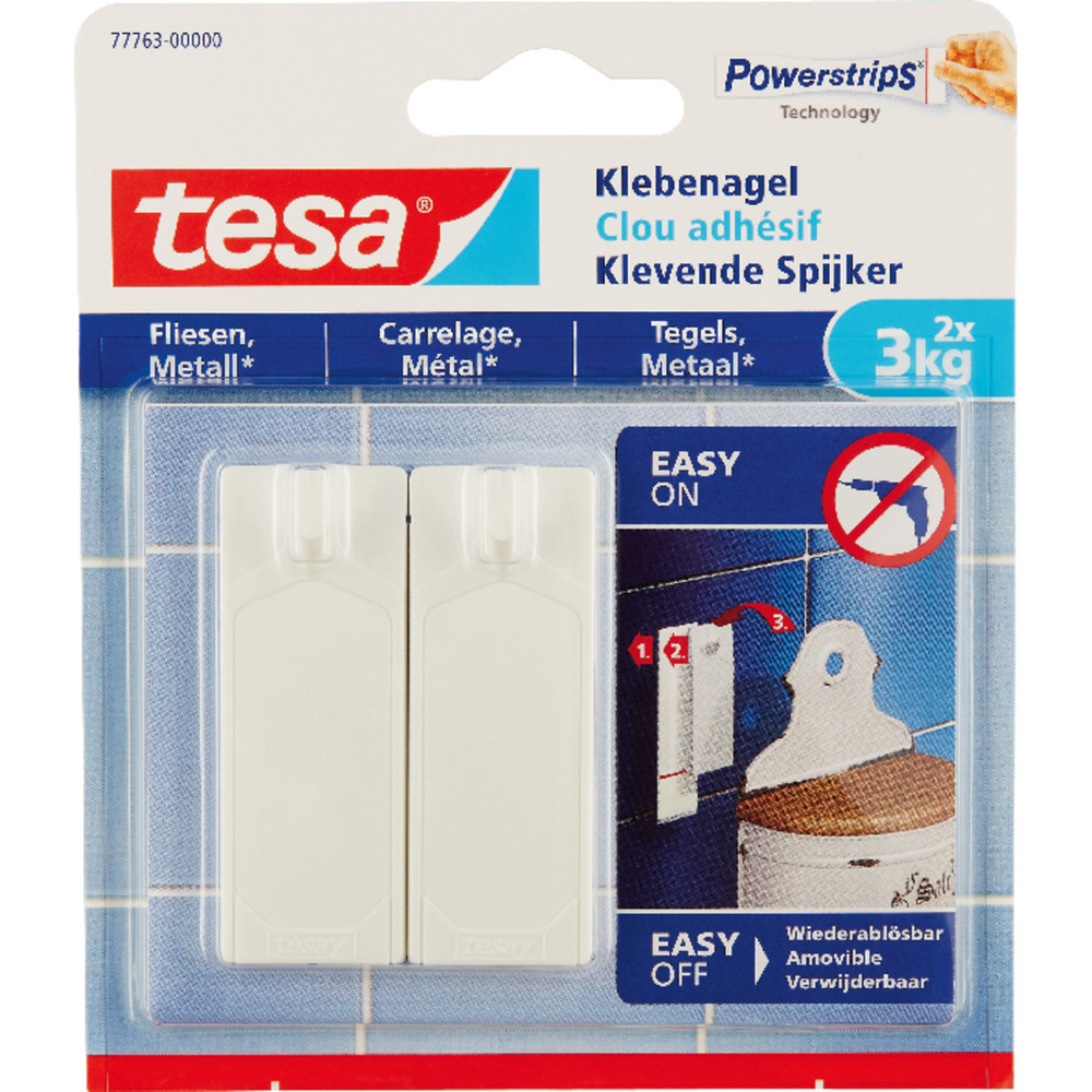 tesa® Klebenagel 77763 für Fliesen 3kg Produktbild img2 L
