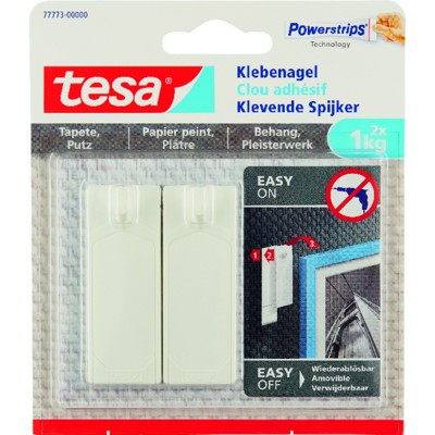 Produktbild von tesa® - Klebenagel 77774 für Tapete und Putz 1kg verstellbar