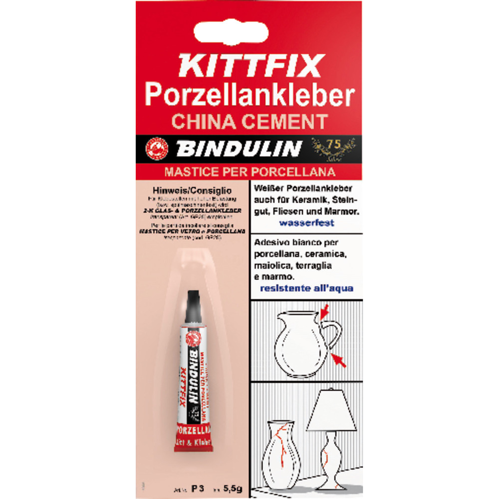 BINDULIN Porzellankitt 6g Produktbild img1 L
