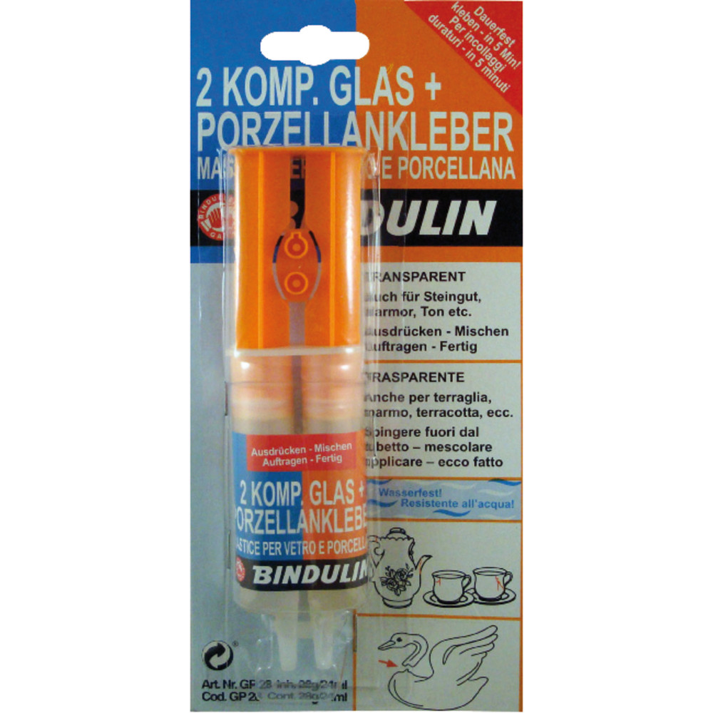 BINDULIN Glas- und Porzellankleber GP28, 28g Produktbild img2 L