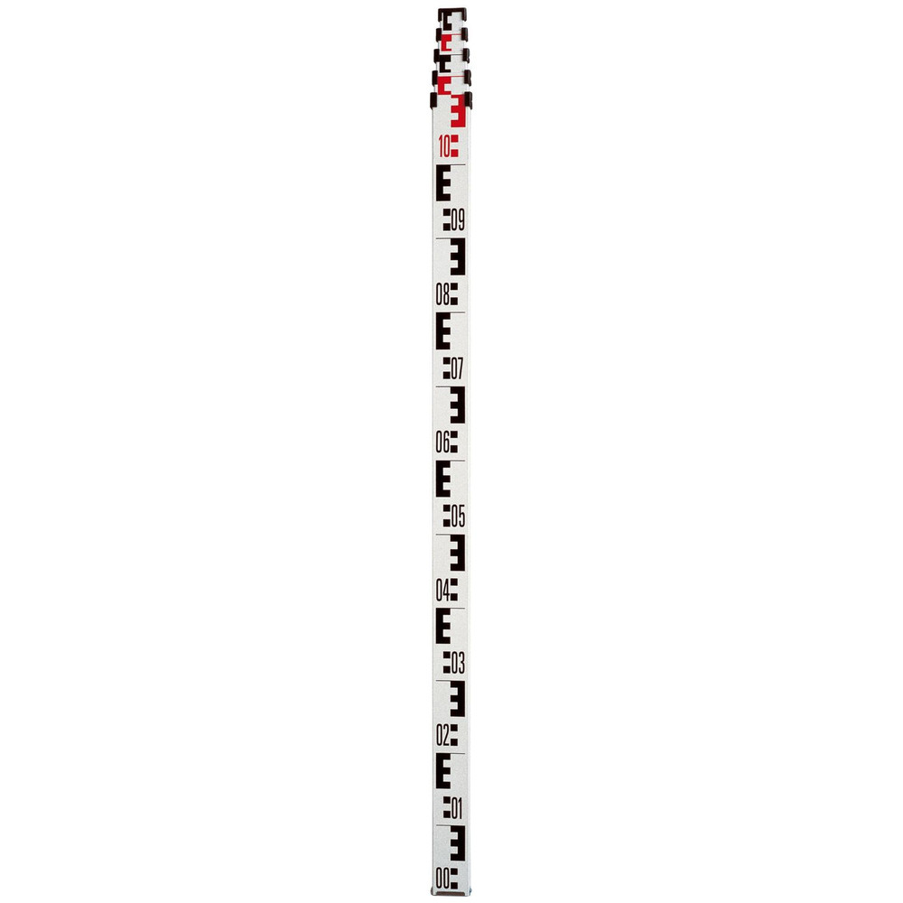 Nedo® Teleskopmesslatte, Meßbereich 5 m 5m mit Clipslibelle Produktbild img1 L