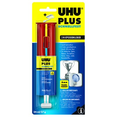 Produktbild von UHU® - plus schnellfest 2K-Spritze 24ml/27g