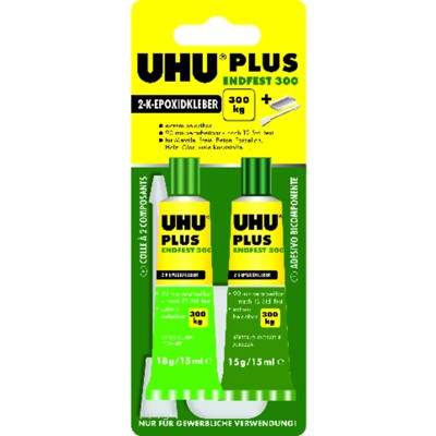 Produktbild von UHU® - Plus Endfest 300 Epoxidharzklebstoff 2-komponentig Binder 915g