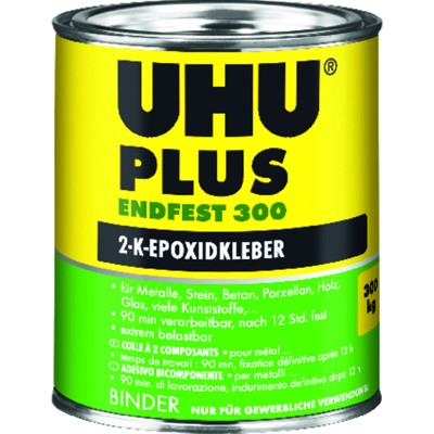 Produktbild von UHU® - Plus Endfest 300 Epoxidharzklebstoff 2-komponentig Binder 915g