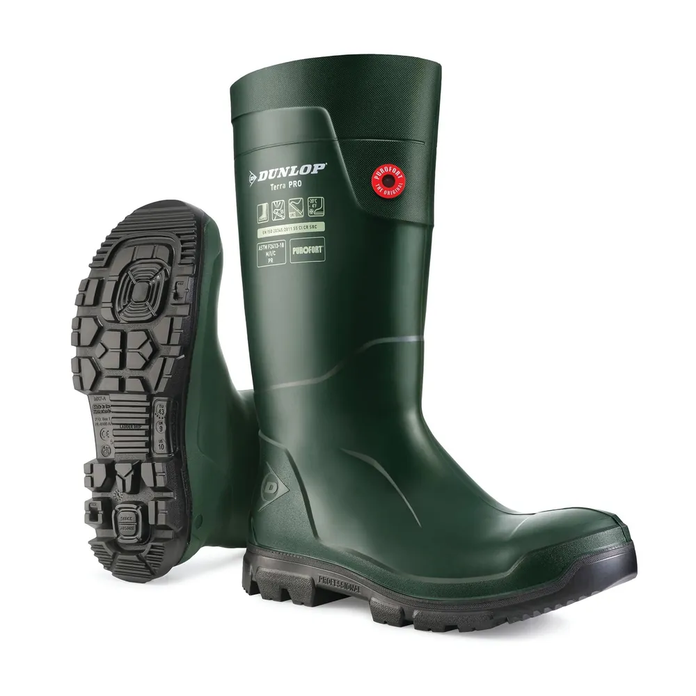Dunlop Sicherheitsstiefel Purofort TerraPRO, S5 CI CR SRC, grün Produktbild img1 L