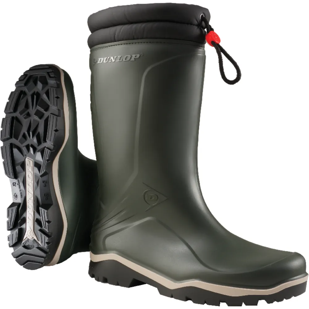 Dunlop Gummistiefel Blizzard Fur Lining K486061, Polyvinylchlorid (PVC), grün Produktbild img1 L