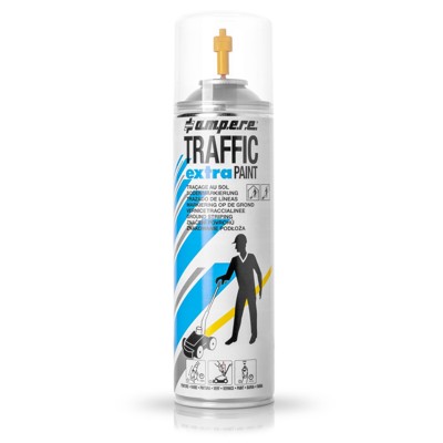 Produktbild von a.m.p.e.r.e® - Bodenmarkierspray Traffic Extra 500ml gelb