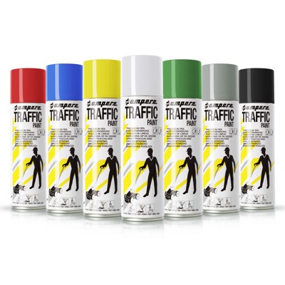 Produktbild von a.m.p.e.r.e® - Bodenmarkierspray Traffic Paint 500ml grau