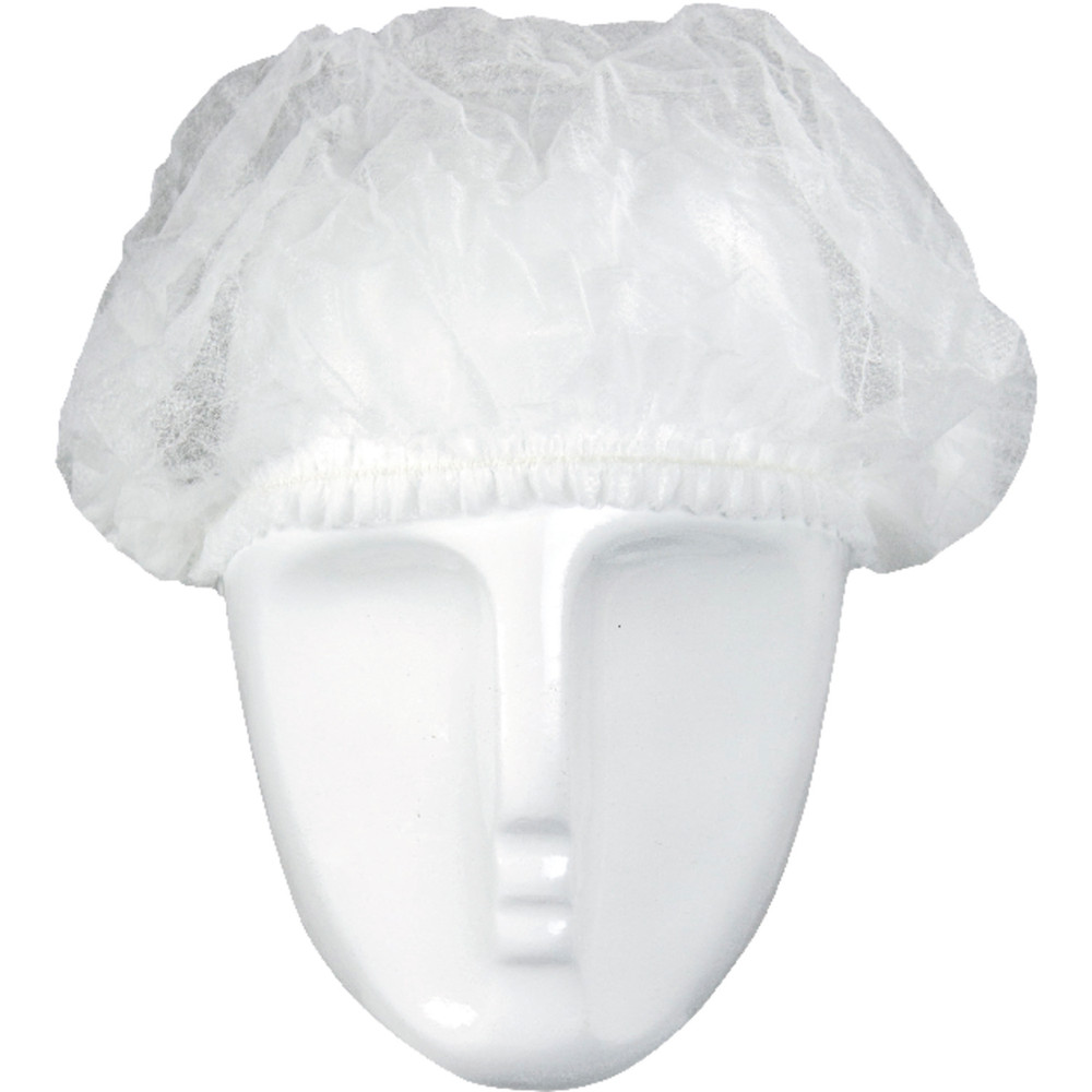 ASATEX Kopfhaube, 52cm, Vlies, weiß, 100 Stück/Beutel Produktbild img1 L