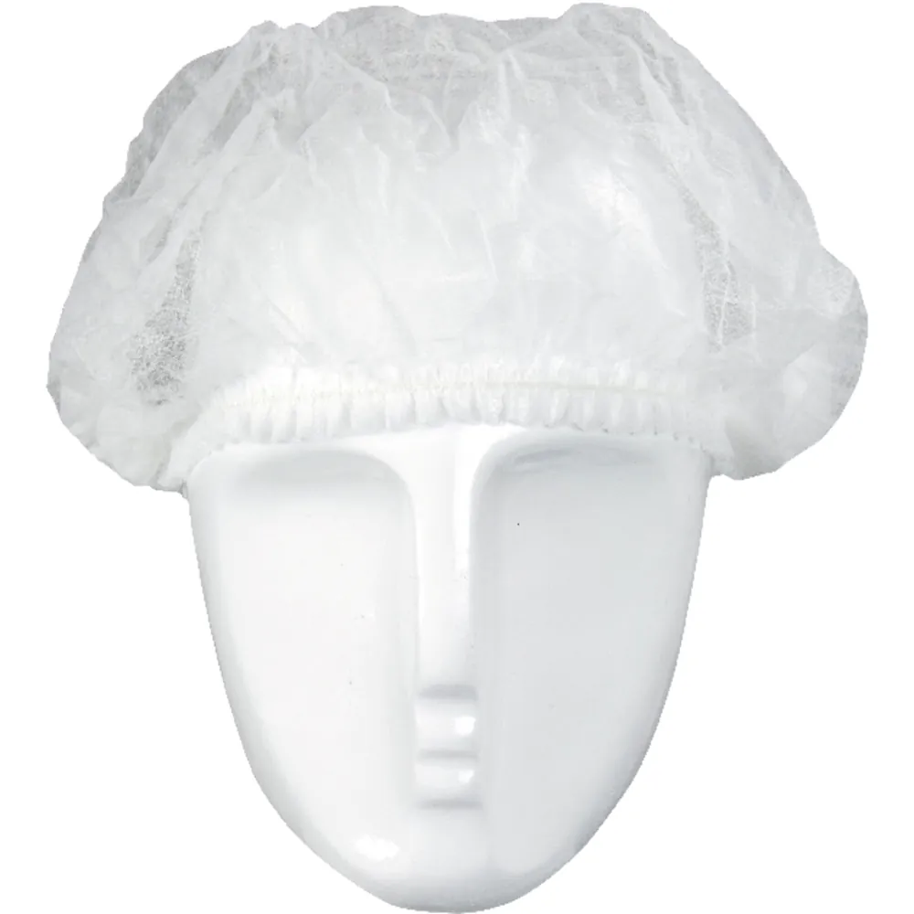 ASATEX Kopfhaube, 52cm, Vlies, weiß, 100 Stück/Beutel Produktbild img1 L