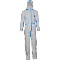 Produktbild von ASATEX® - Schutzoverall Tyvek® 600 Plus CHA5a TOKV, weiß/blau, Größe L