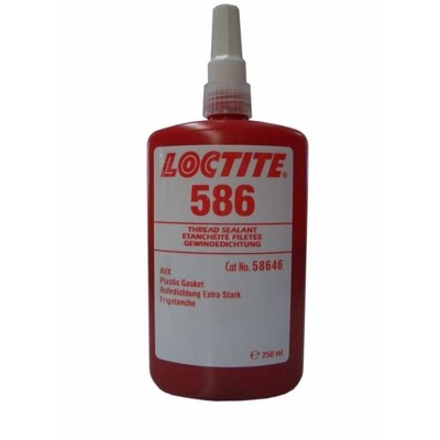 Produktbild von LOCTITE® - 586 Gewindedichtung hochfest rot mittelviskos, 50ml Flasche