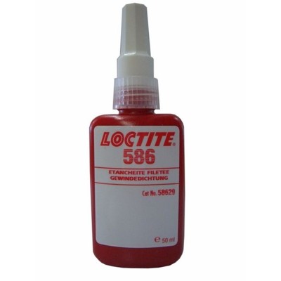 Produktbild von LOCTITE® - 586 Gewindedichtung hochfest rot mittelviskos, 50ml Flasche