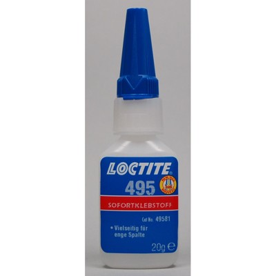 Produktbild von LOCTITE® - 495 Universal-Sofortklebstoff farblos, niedrigviskos, 20gr Flasche