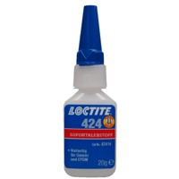 Produktbild von LOCTITE® - LOCTITE®-424 Kunststoff-Sofortklebstoff farblos, niedrigviskos, 20gr