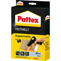Pattex Pistole Hot(melt) Supermatic PXP 06 mit zwei Hot Sticks Produktbild