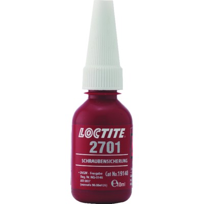 Produktbild von LOCTITE® - 2701 Schraubensicherung anaerob, hochfest, grün, 10ml Flasche