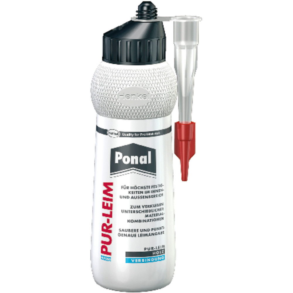 Ponal Construct PU-Leim mit Fasern, gelblich, ProfiLeimer Flasche 420gr Produktbild img1 L