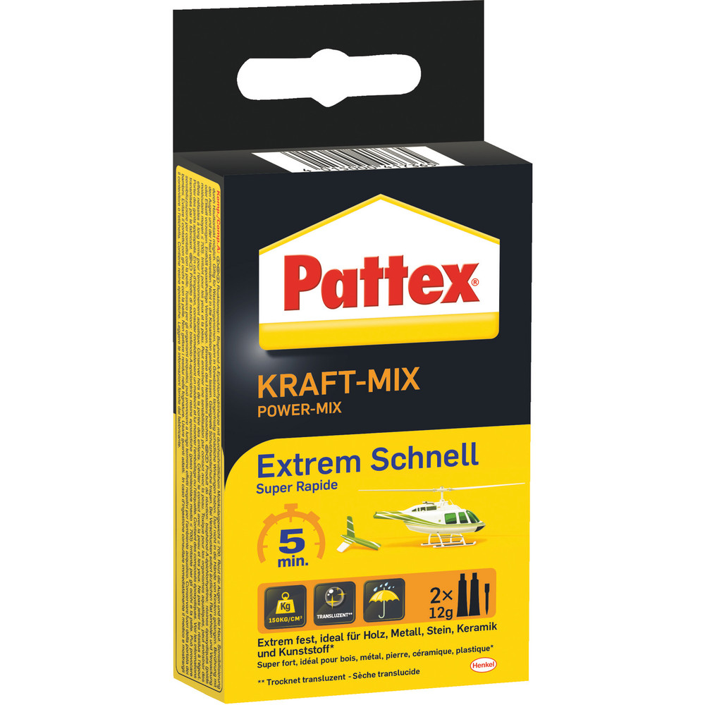 Pattex® Kraft Mix Extrem Schnell 2x12g (F) Produktbild img1 L