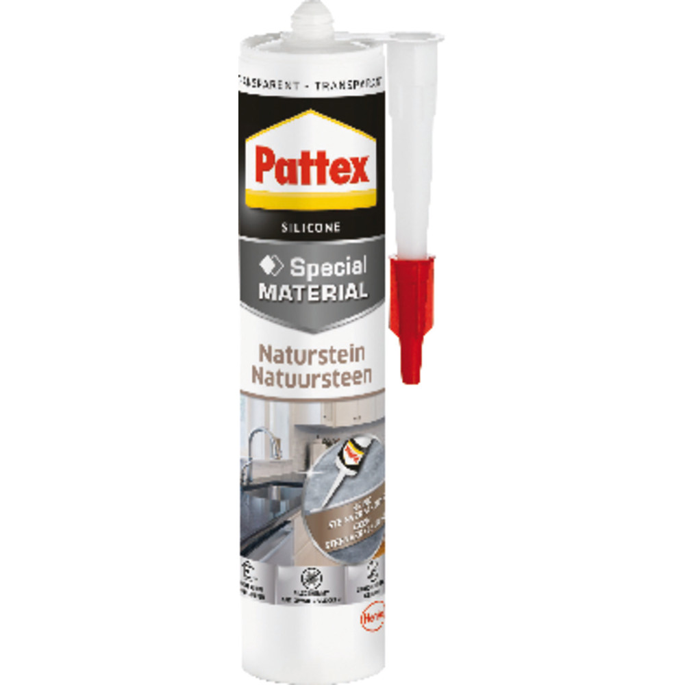 Pattex® Naturstein Silikon300ml, transparent Produktbild img1 L