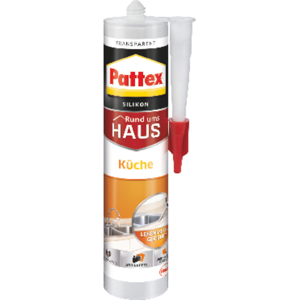 Pattex® Küchen Silikon 300ml, transparent Produktbild img1 L