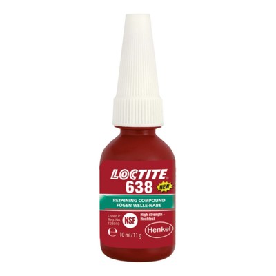 Produktbild von LOCTITE® - 638 Fügeklebstoff hochfest hochviskos anaerob grün 10ml Flasche