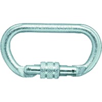 Produktbild von SKYLOTEC - Karabiner OVALSTEEL S H-037 grau