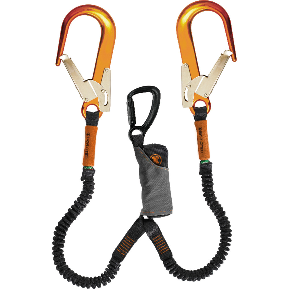 SKYLOTEC Falldämpferleine SKYSAFE PRO FLEX Y L-0559 orange/grau 1,8 m Produktbild img1 L