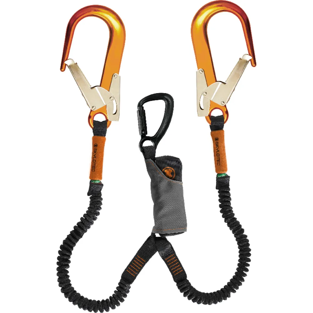 SKYLOTEC Falldämpferleine SKYSAFE PRO FLEX Y L-0559 orange/grau 1,8 m Produktbild img1 L