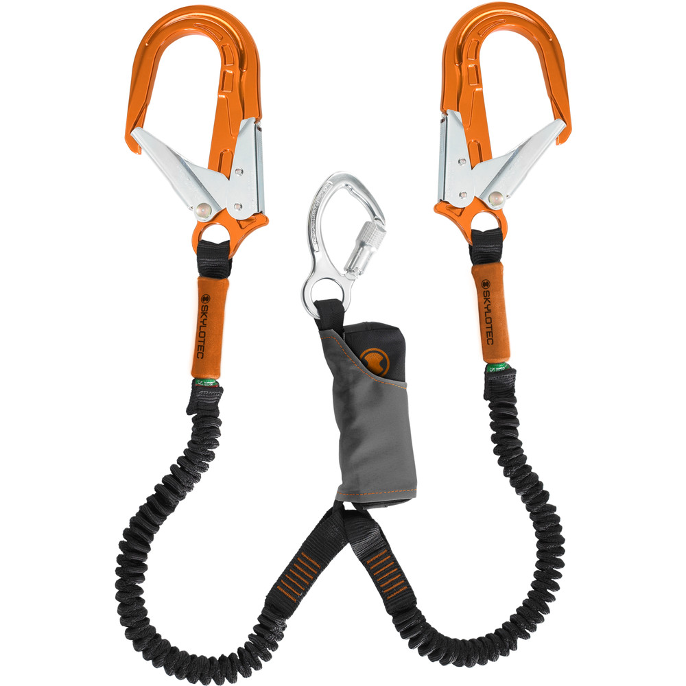 SKYLOTEC SKYSAFE PRO FLEX Y Verbindungsmittel 22 kN orange/schwarz Polyester Alu 1.8m Produktbild img1 L