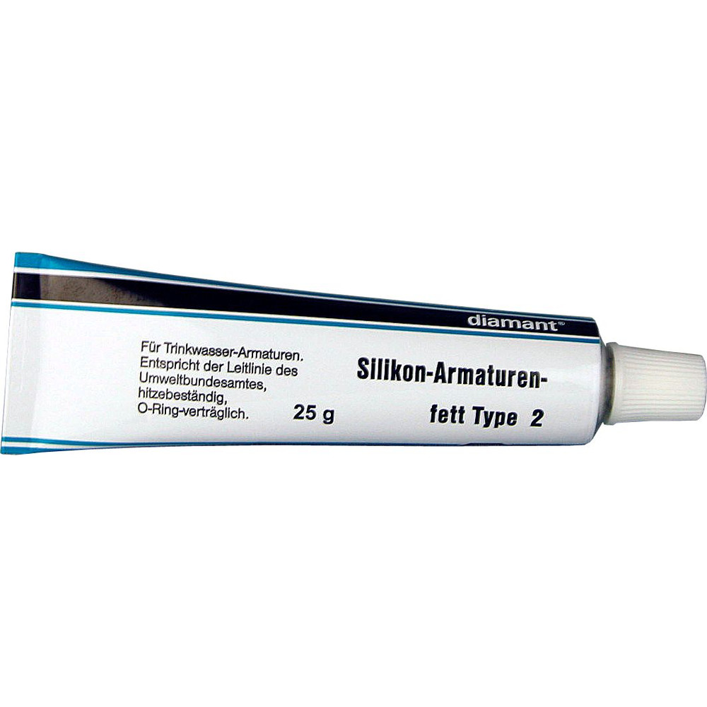 diamant Silikonfett Type2 für Trinkwasserarmaturen 25g Tube Produktbild img1 L