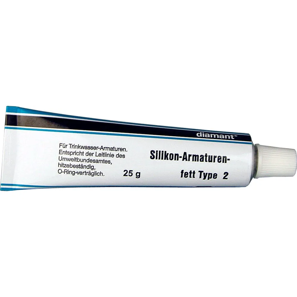 diamant Silikonfett Type2 für Trinkwasserarmaturen 25g Tube Produktbild img1 L