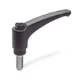 Produktbild von Ganter Norm® - Verstellbare Klemmhebel, Kunststoff, Gewindestift Edelstahl, mit