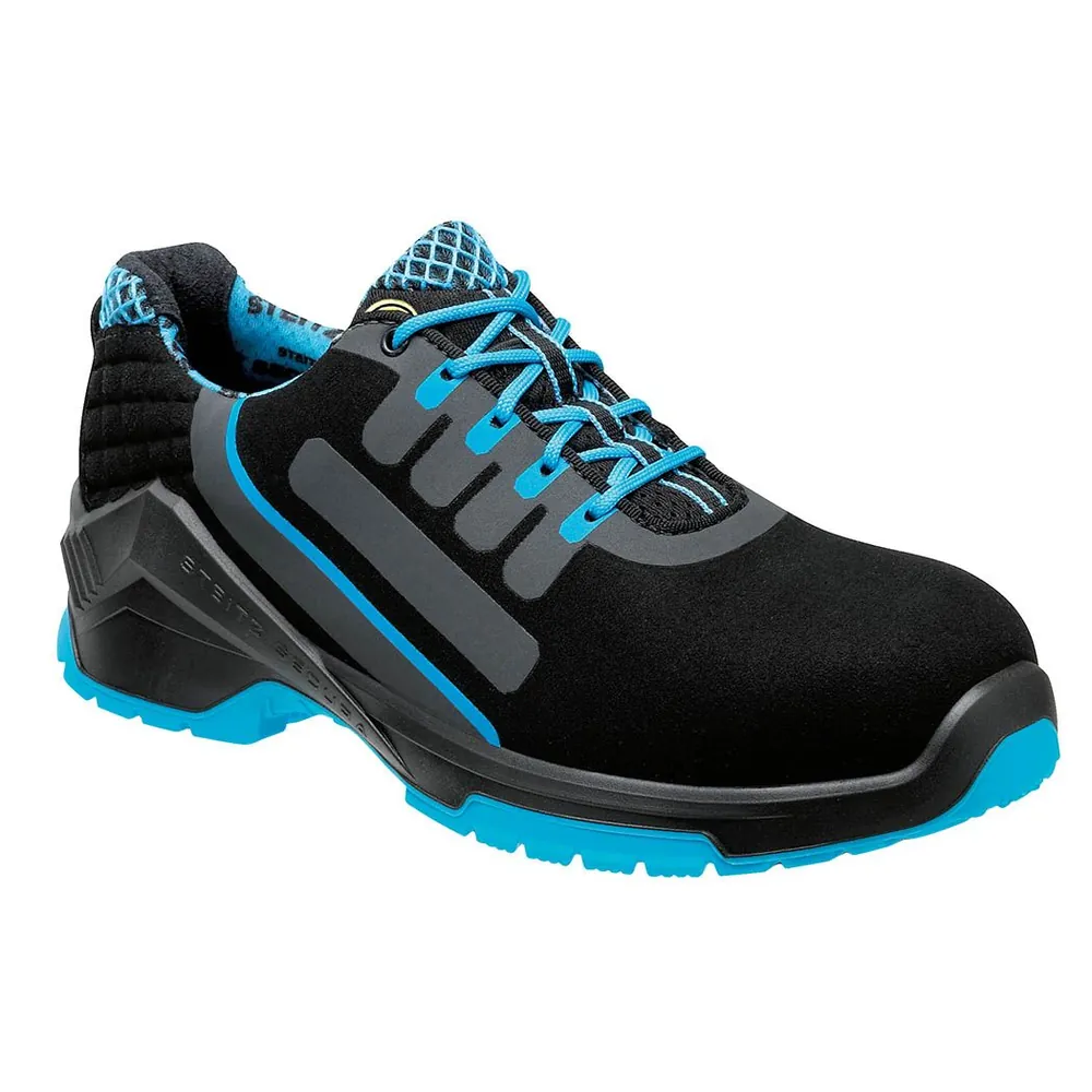 Steitz Secura Sicherheitshalbschuh VD PRO 1500 ESD, S2 SRC CI, schwarz/türkis Produktbild img1 L